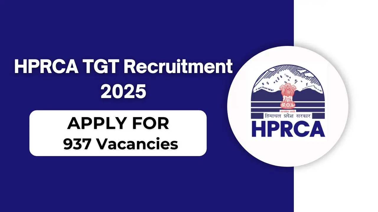 HPRCA TGT Recruitment 2025