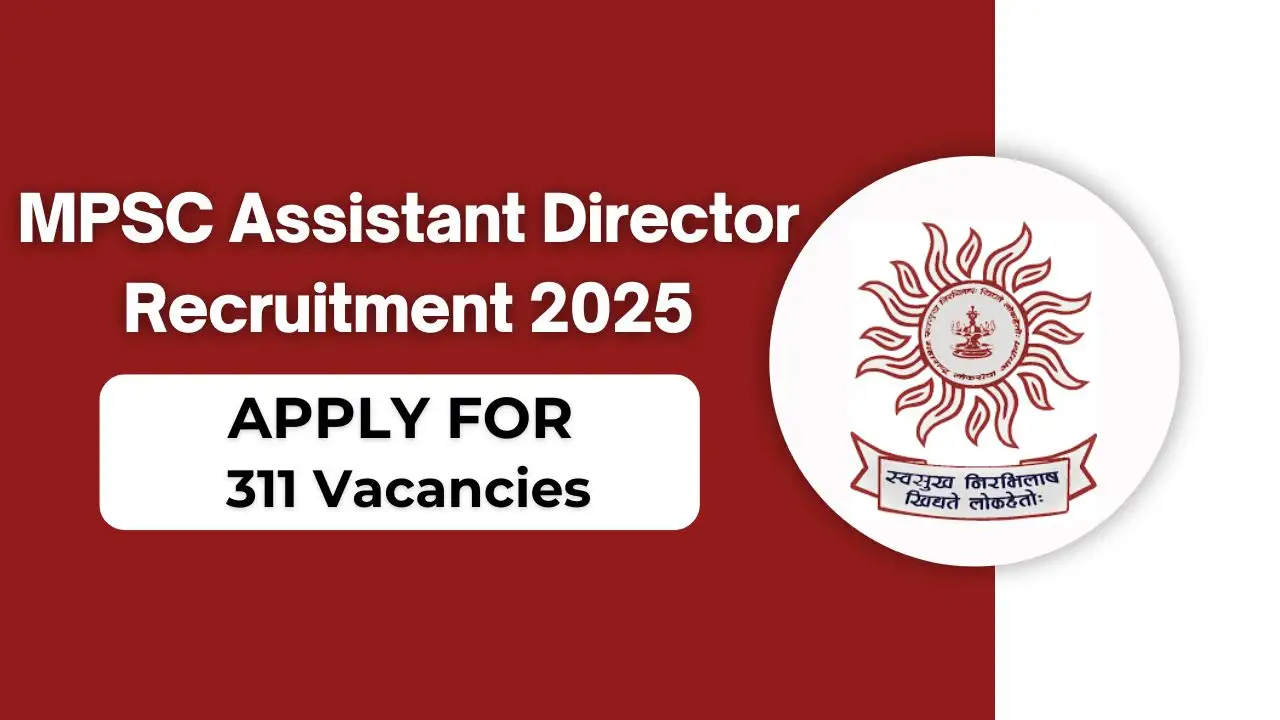 MPSC Assistant Director Recruitment 2025