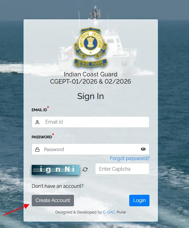 Application Process for Indian Coast Guard Recruitment 2025